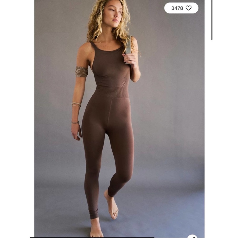 Free People God Karma High-neck onsie sz XS/S color wild mustang